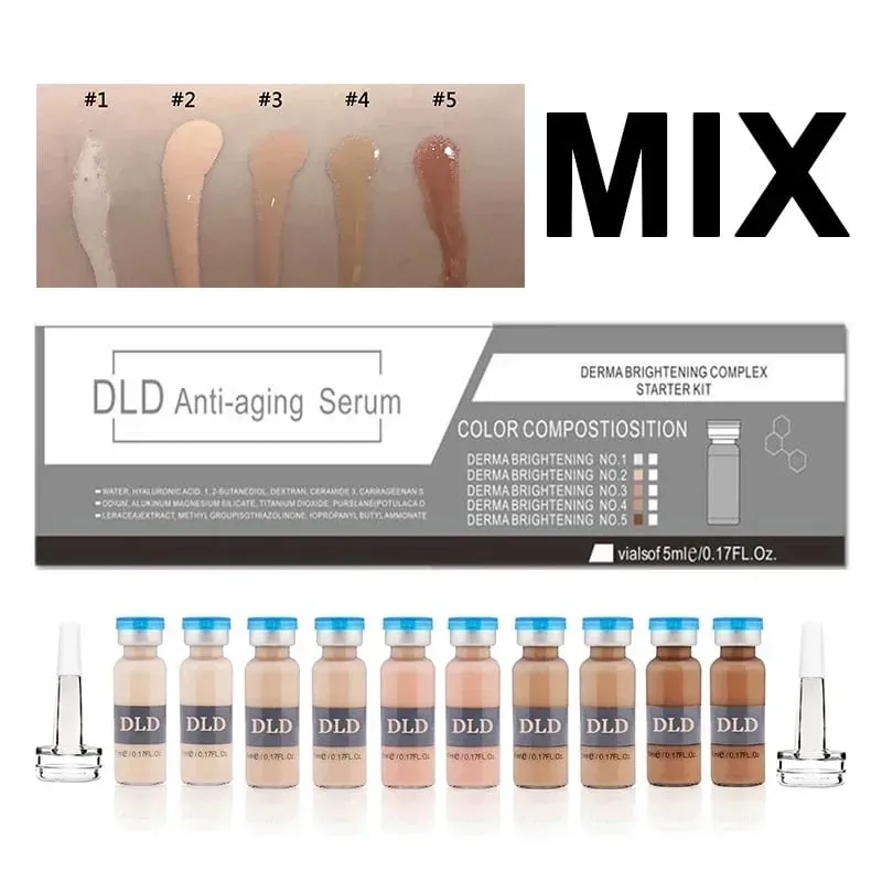 10 frascos coreia 5ml bb creme brilho essência iniciante starter kit base líquida hidratante hidratação rejuvenescimento da pele beleza