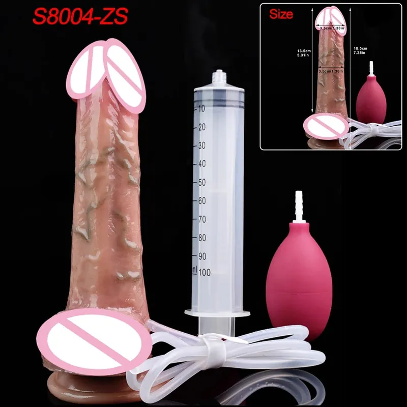 Veias profundas ultra esguichando vibrador silicone pele toque longo ejaculação butt plug para homens mulheres g-ponto estimular 18 + brinquedos sexuais