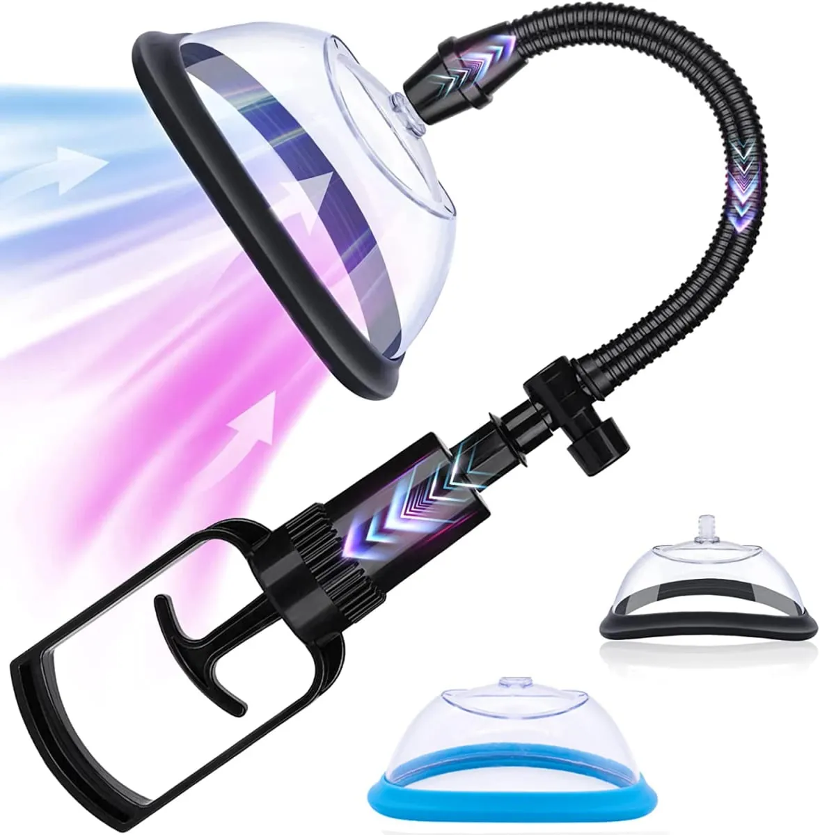 Manual Vagina Pump Breast Sucking Massager Vaginal Clitoral Suction Cup Sexual Enhancers Nipple Stimulator Sex Toy for Women