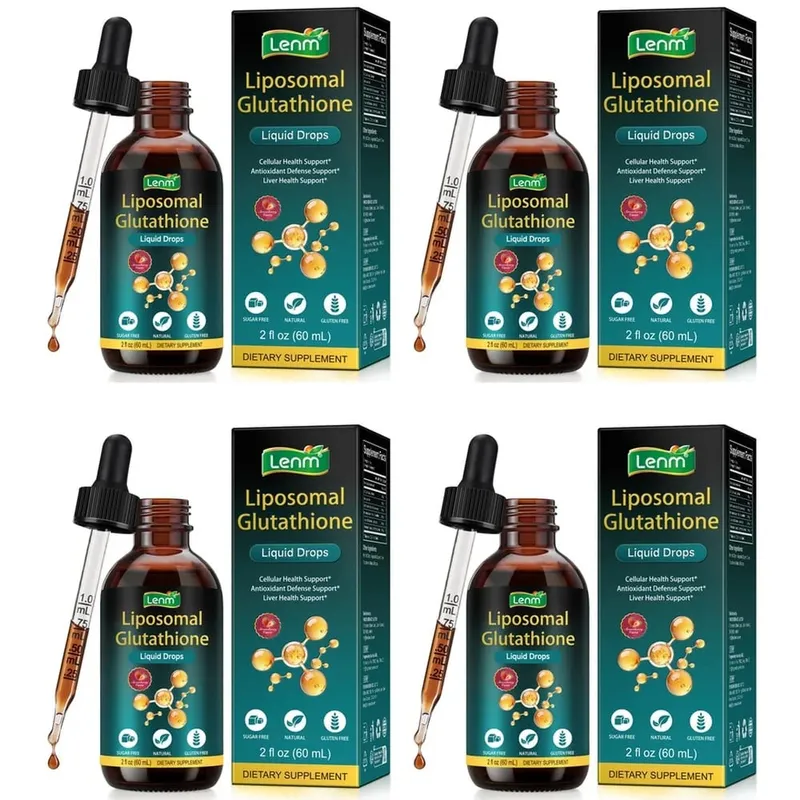 Lenm Liposomal Glutathione Liquid Drops Antioxidant Defense Support with Vitamin C and NAC Sugar Free and Gluten Free 60 ML — image 10