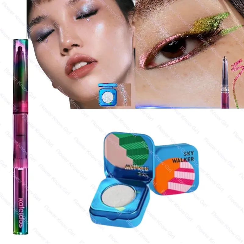 Kaleidos Camaleão Conjunto de Maquiagem para os Olhos Rosto Gel Delineador Lápis Camaleão Sombra Marcador Cromo Glitter Diamante em Pó — image 10