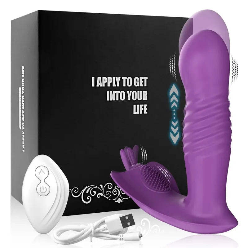 Vibrador de impulso com controle remoto, estimulador de clitóris, vibrador telescópico giratório, ponto g, produto adulto, brinquedos sexuais