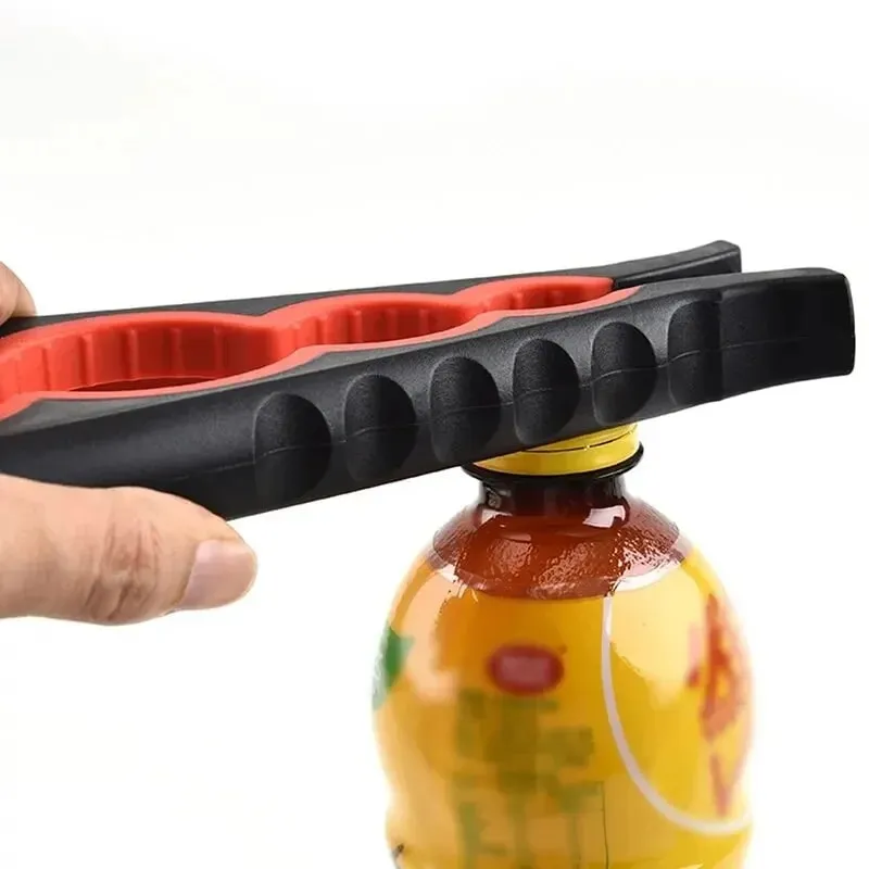 Abridor de latas multifuncional, quatro em um, abridor de garrafas de bebidas, twister, quatro posições, abridor de latas, tampa antiderrapante, twister — image 4