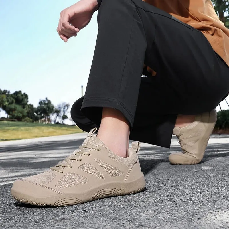 Mais tamanho minimalista sapatos descalços leve respirável zero solas homens tênis de corrida ao ar livre dedo do pé largo sapatos casuais caminhada