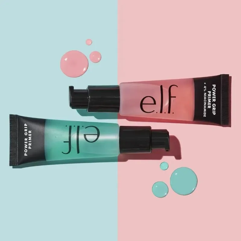 Elf quente multi-efeito verde rosa primer essência brilho hidratante gel essência configuração spray líquido fundação cosméticos