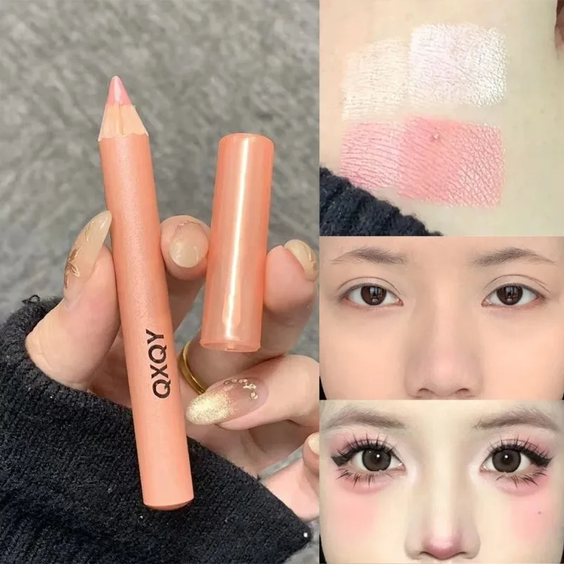 Caneta iluminadora sob os olhos 3D, à prova d'água, de longa duração, brilhante, delineador multiuso, maquiagem para os olhos