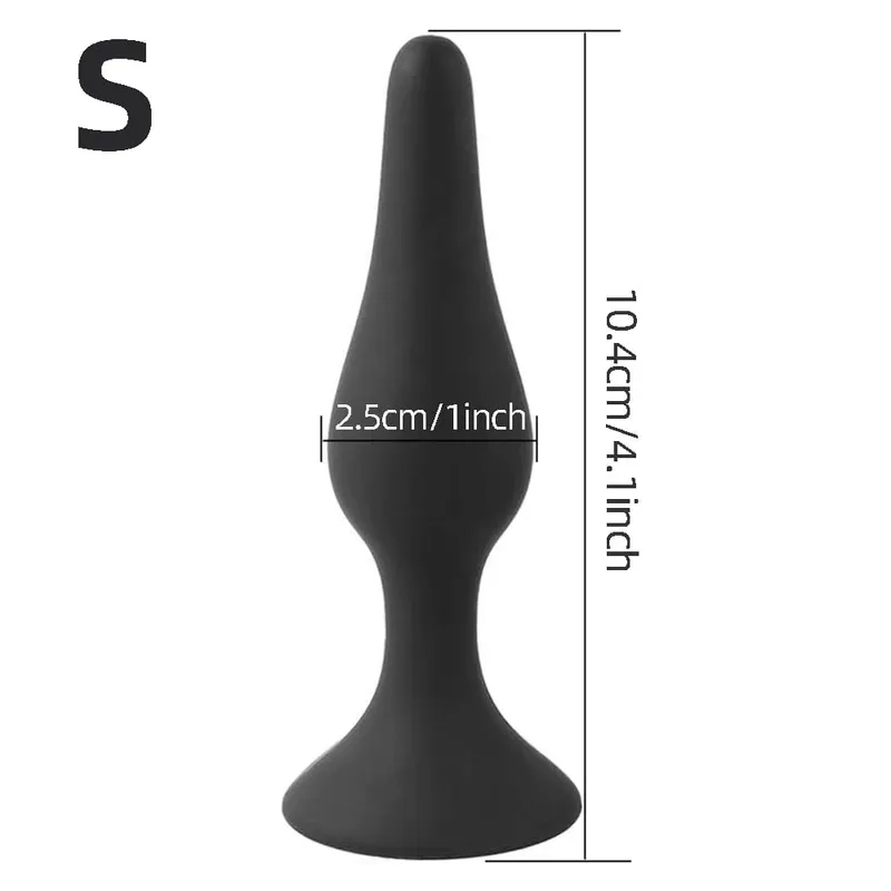 Plugue anal de silicone para iniciantes, plugue anal para homens e mulheres, massageador de próstata para gays, mini bala anal, masturbador, brinquedo sexual para homens
