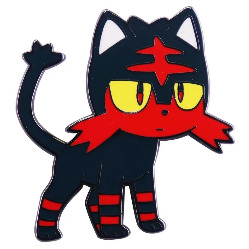 Alfinete esmaltado pokémon gengar e pikachu, alfinetes de lapela para mochilas, emblemas de pão, broche de medalha para roupas, joias, presentes para amigos