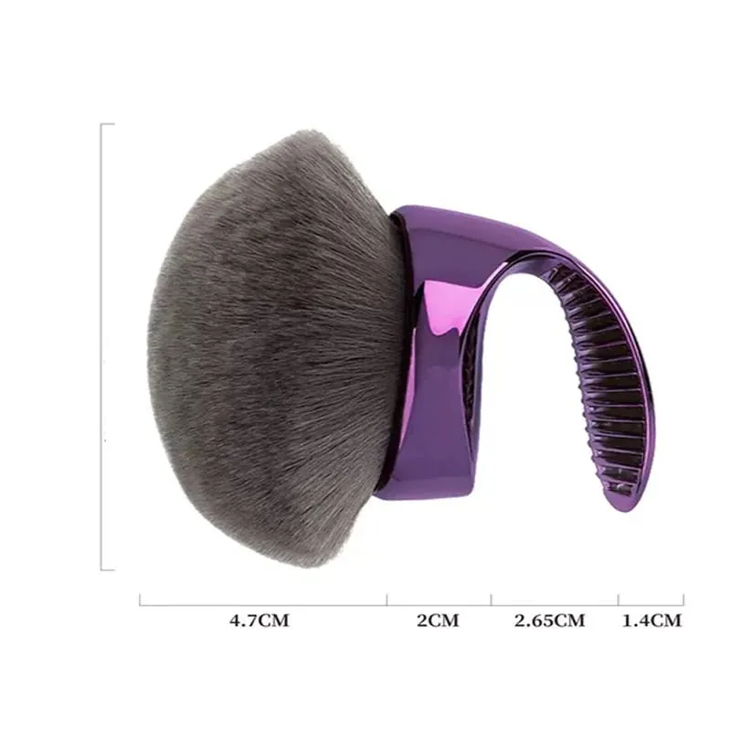 超大身體化妝刷，適用於自曬黑腿部化妝和古銅色自曬黑塗抹器寬圓頭模糊身體歌舞伎刷