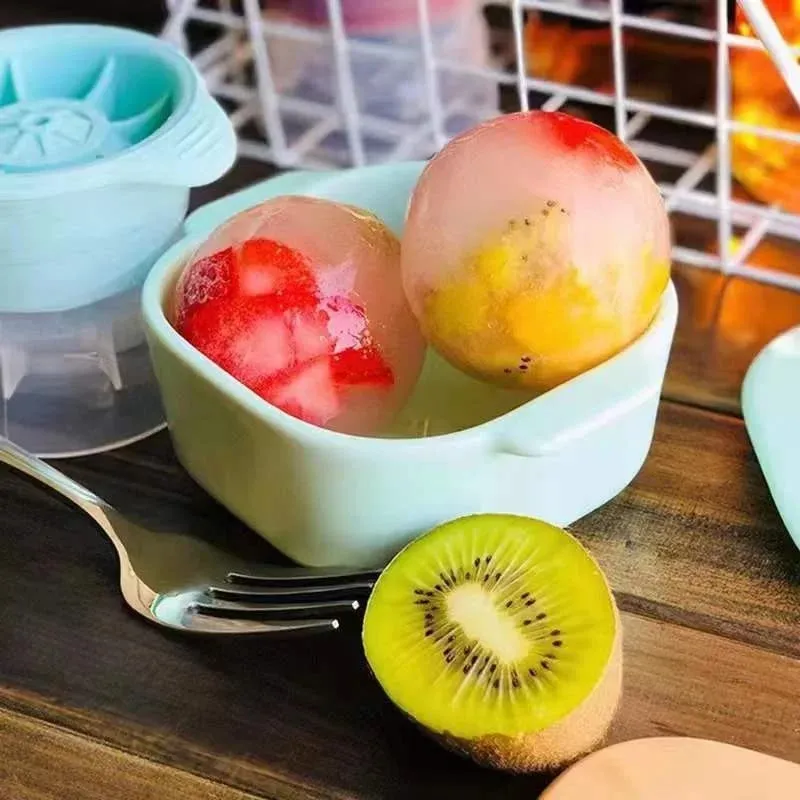 Máquina de fazer gelo esfera de qualidade alimentar, molde de gelo empilhável, derretimento lento, faça você mesmo, bola de gelo para coquetel, uísque, bebida, ferramentas de bar doméstico