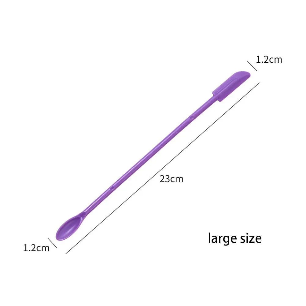 3 pçs portátil mini raspador de silicone macio alongado máscara facial escova dupla cabeça jam raspagem colheres pincéis de maquiagem conjunto