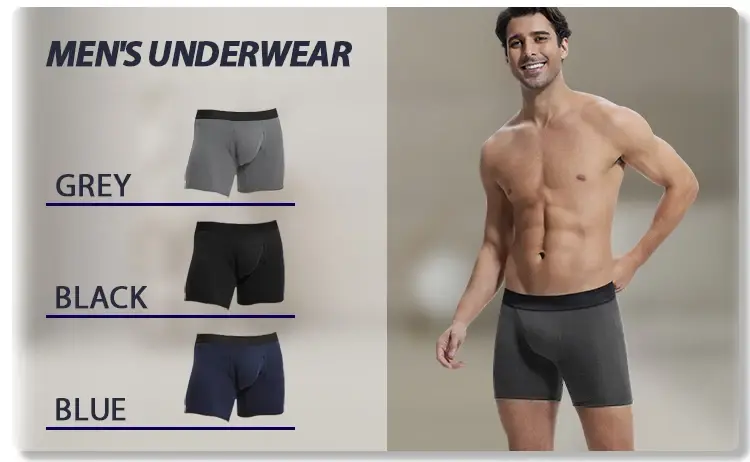 Men Panties Ultra-Absorbent Incontinence Underwear Maximum Absorbency Overnight Urinary Briefs Leak Protection Men Boxers