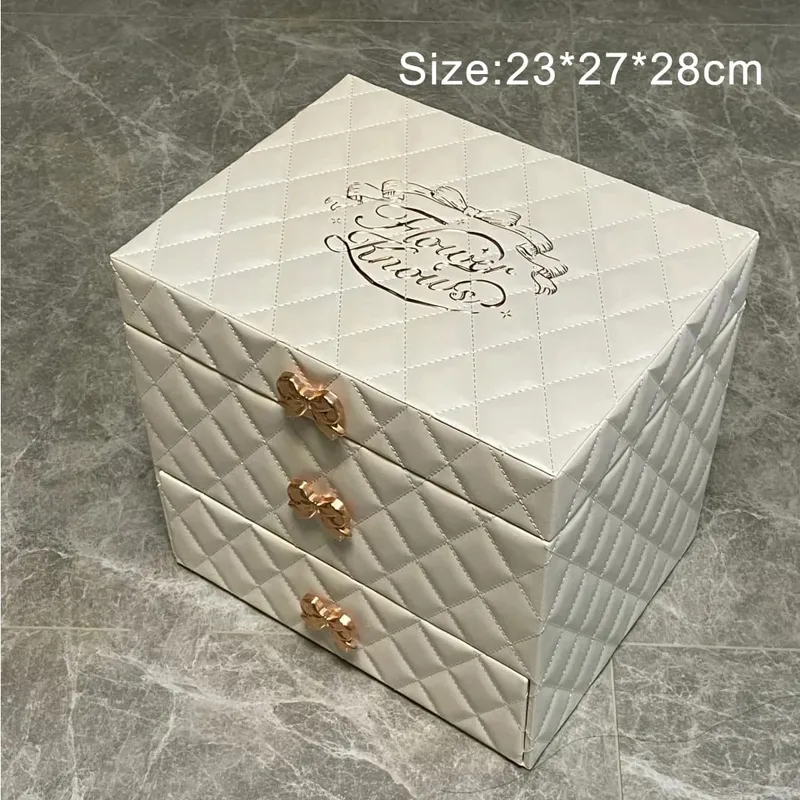 Flower Knows Knight Unicorn Storage Box Makeup Organizer Cosmetic Storage Desktop Vanity Organizer Cute Aesthetic Fantasy
