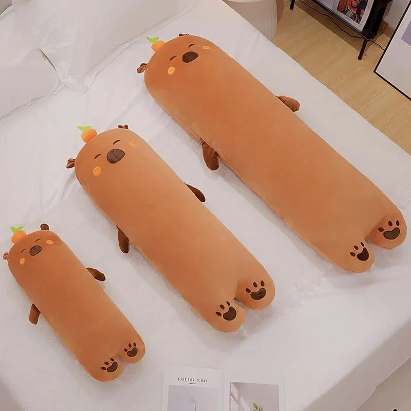 Travesseiro decorativo capivara de 70cm, confortável, estilo fofo, almofada macia, sofá-cama, travesseiro de abraço para decoração de casa