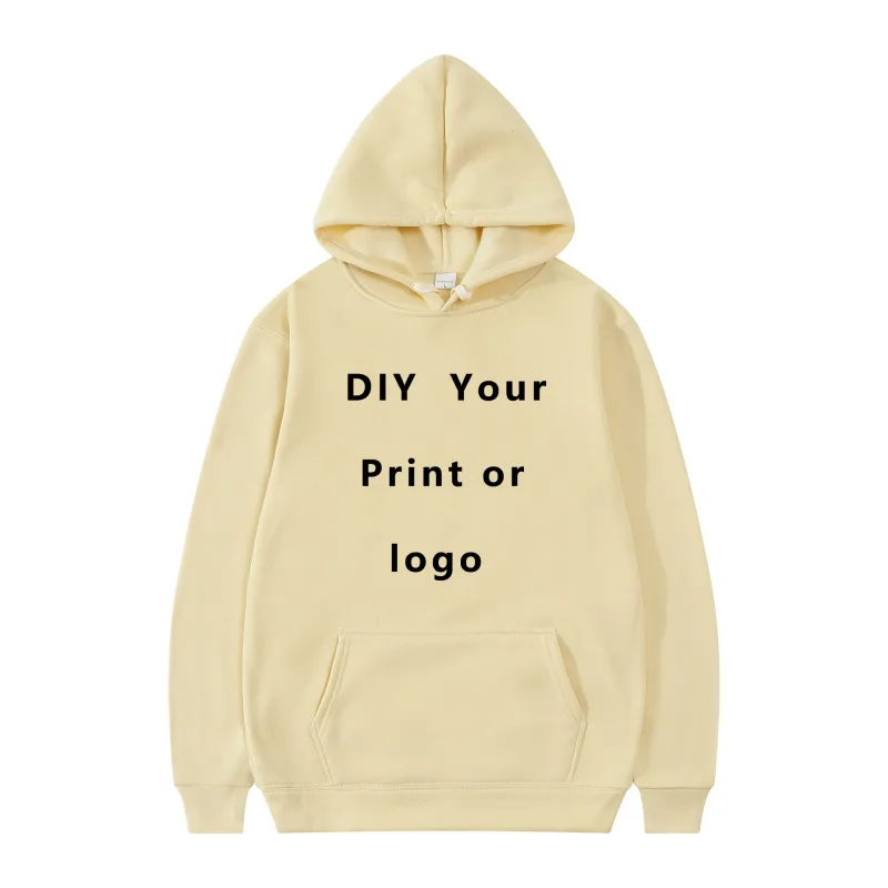 Your Own Design Brand Logo/Picture Personalized Custom Anywhere Men Women DIY Hoodies Sweatshirt Casual Hoody Fashion New