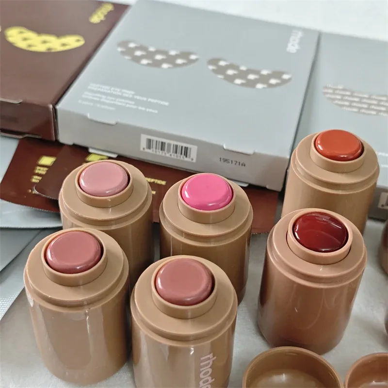 Maquiagem novo modelo reduzir inchaço olho remendo casca de banana picante marg caixa de suco bolso blush vara não-desvanecimento à prova dwaterproof água blush
