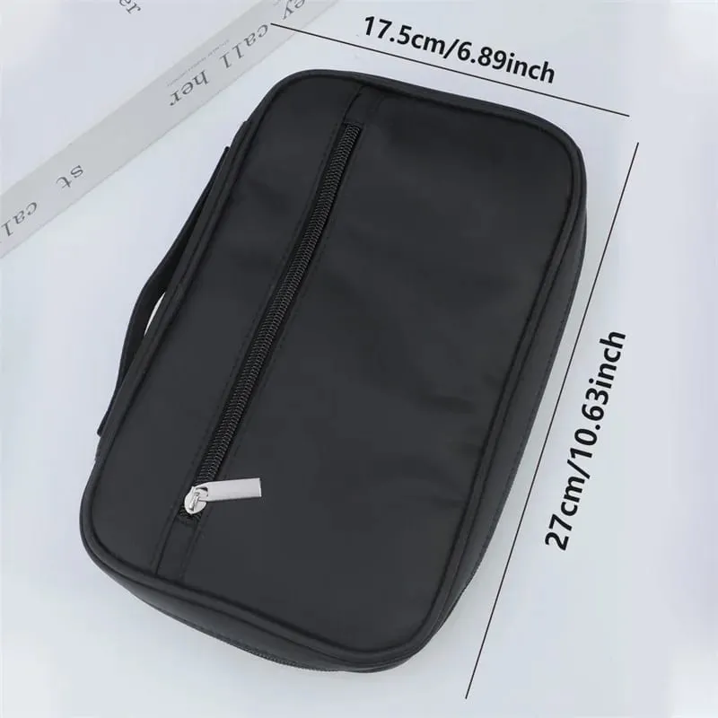 Saco de armazenamento de escova de maquiagem cosméticos ferramentas de maquiagem bolsa de grande capacidade sacos de armazenamento de pincéis de maquiagem ferramentas comestic bolsa com zíper