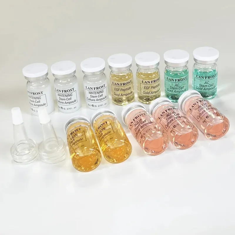 BB Cream Glow Face Skin Care Serum Essence Ampoule Foundation Hyaluronic Acid Peptide Moisturizing Skin Rejuvenation Care Kit