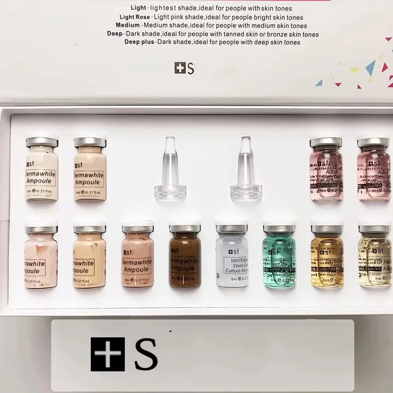 Korea 8ml BB Cream Beginner Starter Kit Niacinamide/Peptide Salmon DNA Essence Moisturise Face Skin Care