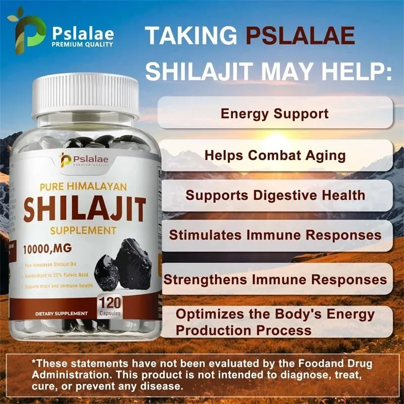 Suplemento mineral Shilajit de alta pureza 100% - melhora o desempenho, alivia o estresse, melhora o humor, aumenta o tamanho masculino, não OGM — image 3