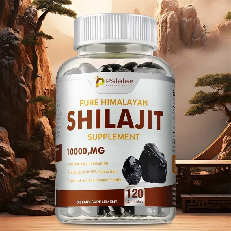 Suplemento mineral Shilajit de alta pureza 100% - melhora o desempenho, alivia o estresse, melhora o humor, aumenta o tamanho masculino, não OGM — image 1