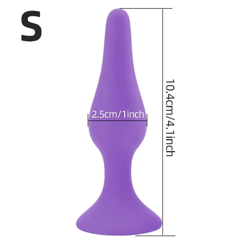 Plugue anal de silicone para iniciantes, plugue anal para homens e mulheres, massageador de próstata para gays, mini bala anal, masturbador, brinquedo sexual para homens