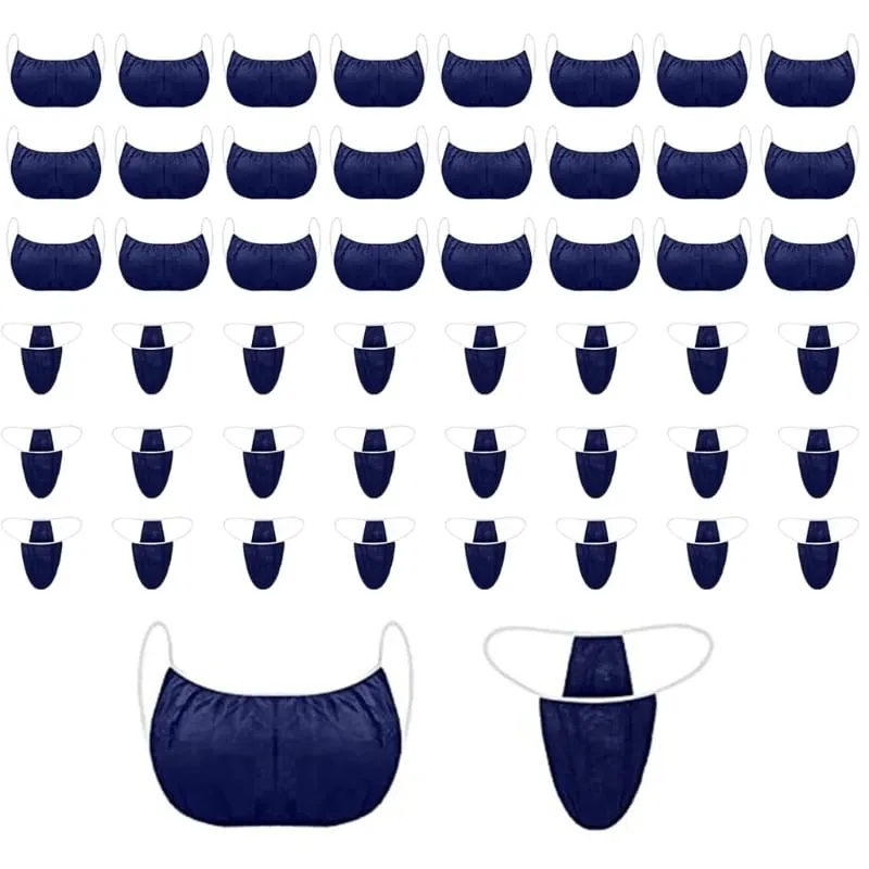 Conjunto de roupa íntima não tecida descartável, 50 unidades, viagem respirável, essencial para mulheres, pacote higiênico embalado individualmente — image 1