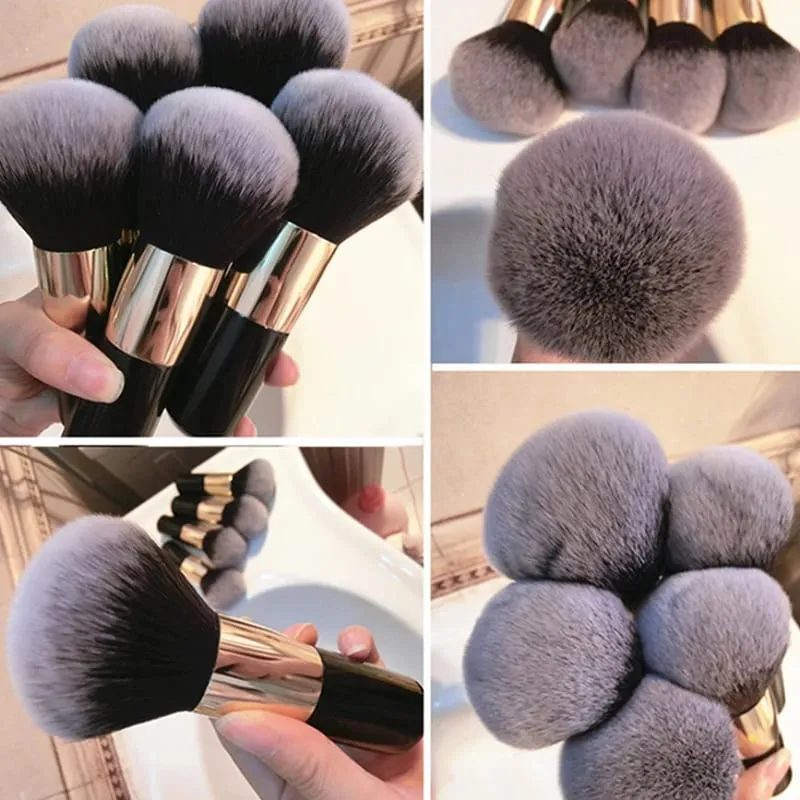 1 pc tamanho grande pincéis de maquiagem fundação pó rosto blush escova rosto macio blush grandes cosméticos fundação macia compõem ferramentas