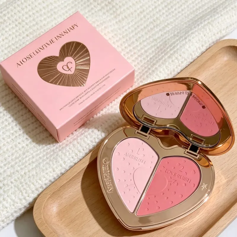 Charlotte Tilbury CT Blush Set Blush Liquid Blush Cushion Pen Two-color Highlights 4-Colors Blush Platte Makeup Cosmetic Beauty
