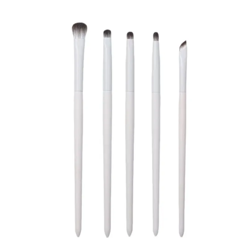 Conjunto de pincéis de sombra para iniciantes, incluindo delineador sob os olhos para aplicação de cores e pincéis para detalhes de mistura