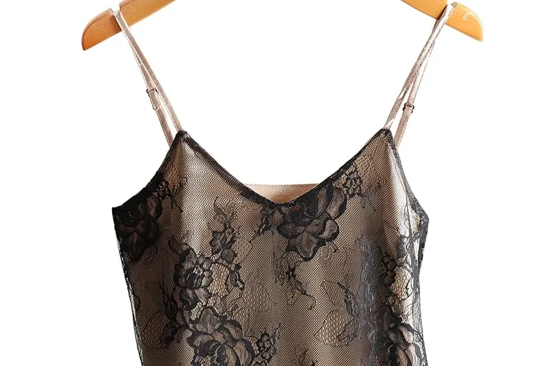 Sexy renda espaguete cinta superior feminino halter v pescoço básico cami sem mangas cetim de seda regata verão camisola plus size
