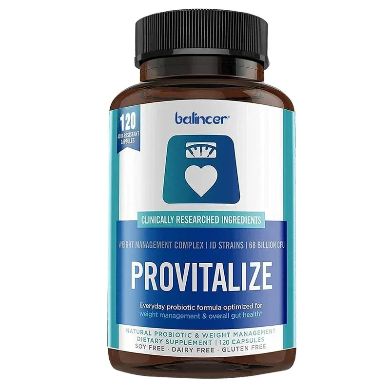 Provitalize Capsules - Mulheres Probióticos + Moringa Controle de Peso Saúde Imunológica e Suporte à Saúde Intestinal 30/60/120 Caps