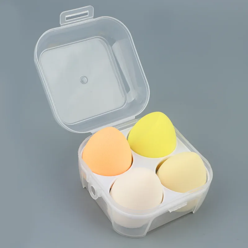 4/8 pçs cosméticos puff maquiagem esponja liquidificador beleza ovo macio fundação esponjas pó puff feminino compõem acessórios ferramentas de beleza