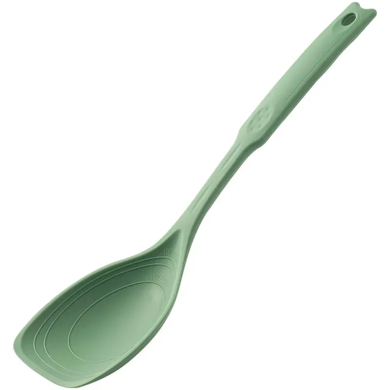 Espátula e colher de silicone multifuncional, panela antiaderente doméstica, espátula especial para fritar, cozinha, colher