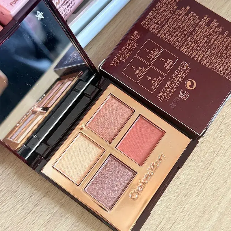 Charlotte Tilbury PILLOW TALK Series Soft Heart Double Color Powder Blusher Color Plate Hot Color Code First Love Sex on Fire