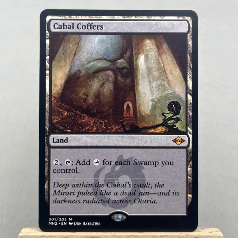 MH2 HOLO7-Ⅰ03 Cartões Tcg Alemão Núcleo Negro Ragavan Ágil Saga de Urza Buscar Terras Áridas Mesa os Cofres da Cabal