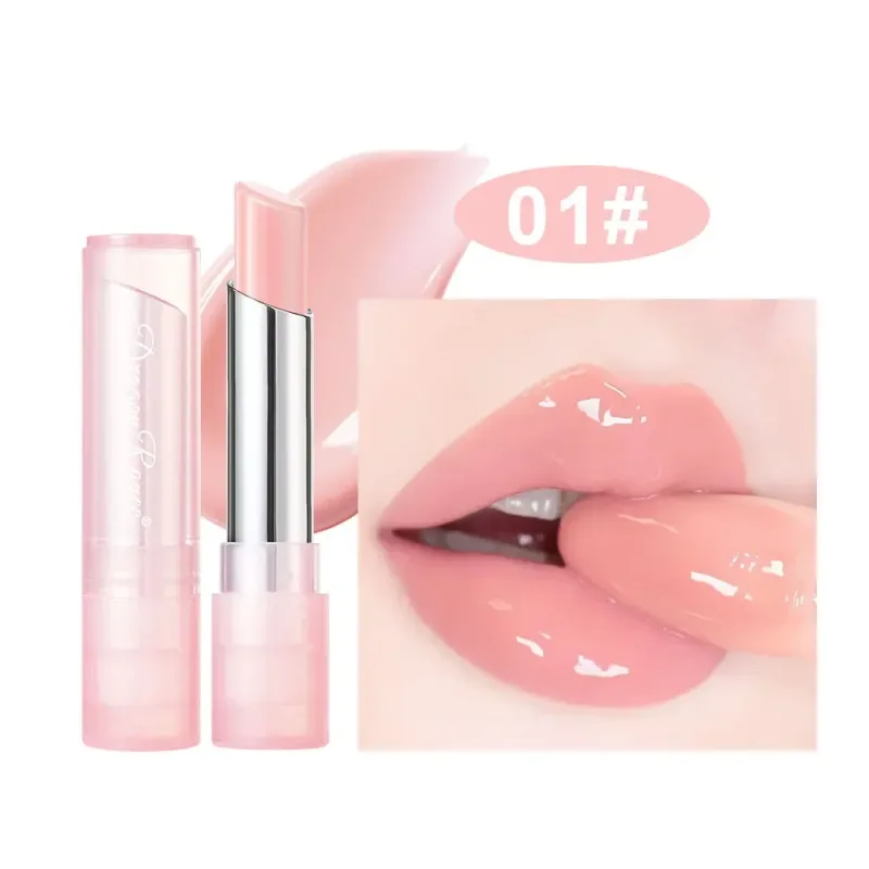 Batom que muda de cor de temperatura, hidratante, coloração labial, gelatina nutritiva, bálsamo labial, mudança quente, maquiagem para mulheres