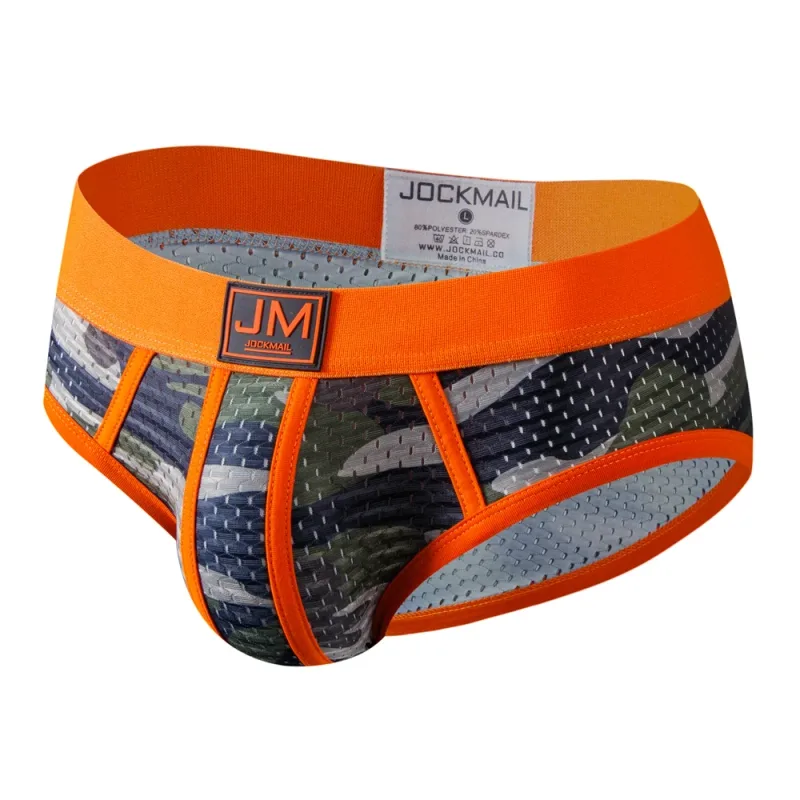 6PCS Man's Underwear Briefs Underpants Nylon Mesh Camouflage Men's Briefs Bikini Men's Boxer Briefs or As Swim Swimwear Shorts