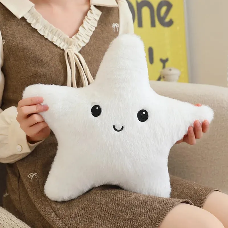 Ngôi Sao Năm Cánh Sao Biển Sang Trọng Sao Gối Nhiều Màu Sắc Ngôi Sao Nhồi Bông Sang Trọng Đồ Chơi Sofa Nhà Phòng Ngủ Đệm Quà Tặng dành Cho Bạn Bè