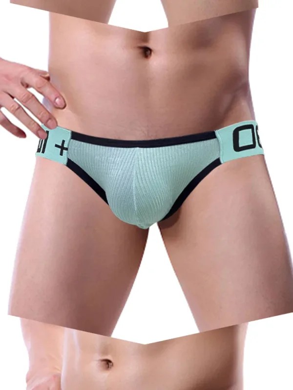 1Pc 0850 Cross Strap Men's thong Threaded Cotton Sexy Butt Lifting Four Ding Gay Back Empty Sexy Sexy Free Pants
