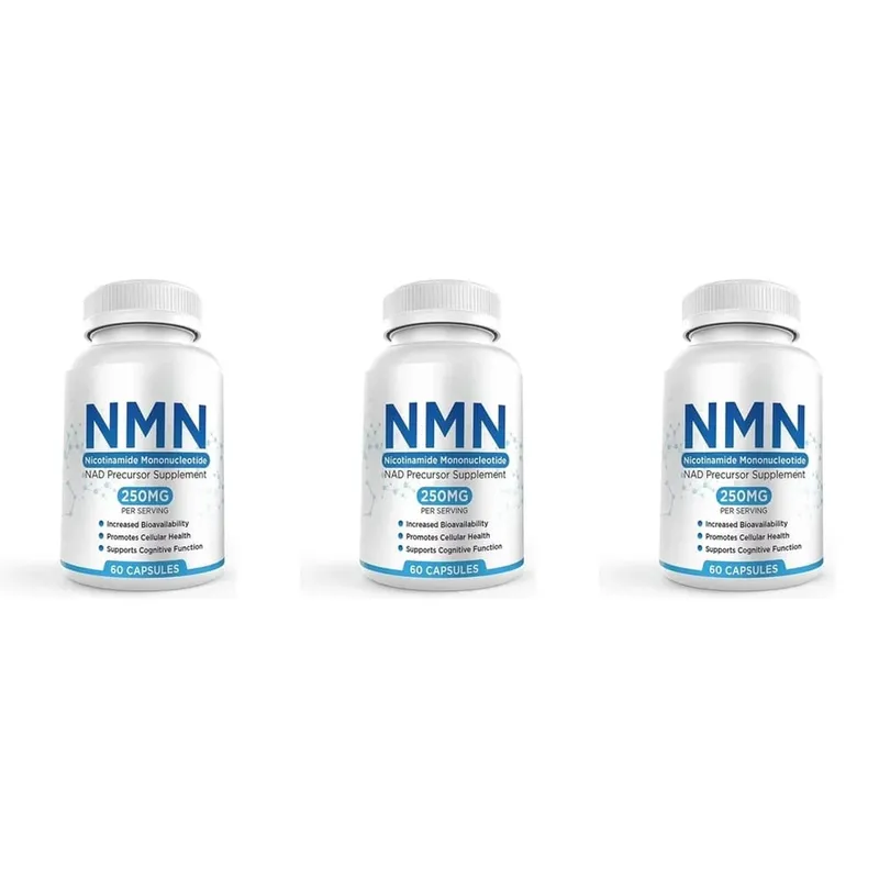 NMN Cápsulas de mononucleotídeo de nicotinamida 250 mg por porção Maior biodisponibilidade promove a saúde celular 60 cápsulas — image 9