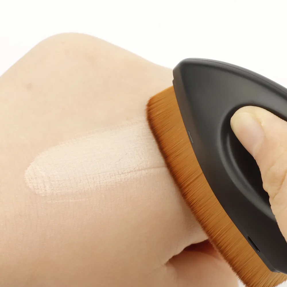 Pincéis de maquiagem portátil, 1 peça para base líquida, creme bb, pó, cosméticos, ferramentas de maquiagem