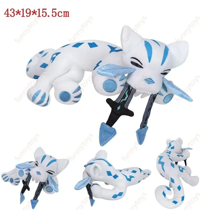 Travesseiro de pelúcia Pokémon para posição de dormir Leafeon Espeon Sylveon Furret Cubone Scorbunny Bulbasaur Squirtle Almofada de pelúcia macia