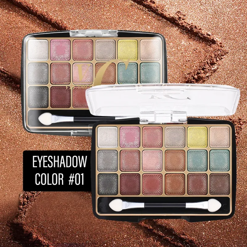 Paleta de sombra fosca com 18 cores, maquiagem barata, cosméticos coreanos, iluminador, maquiagem de luxo de longa duração para mulheres