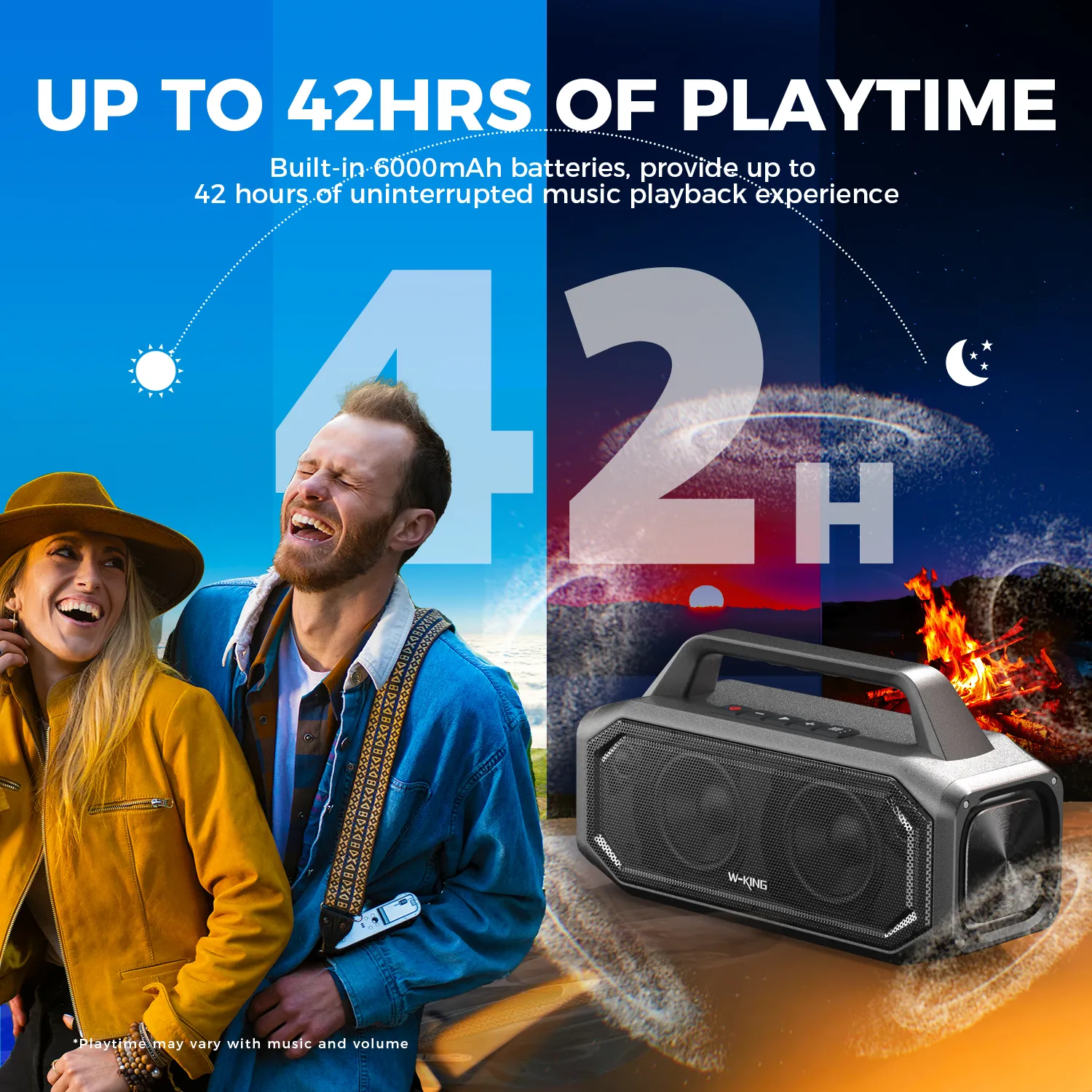 BT261-2 Portátil Bluetooth 80W Alto-falante sem fio IPX6 à prova d'água alto com reforço de graves estéreo emparelhamento carregamento reverso