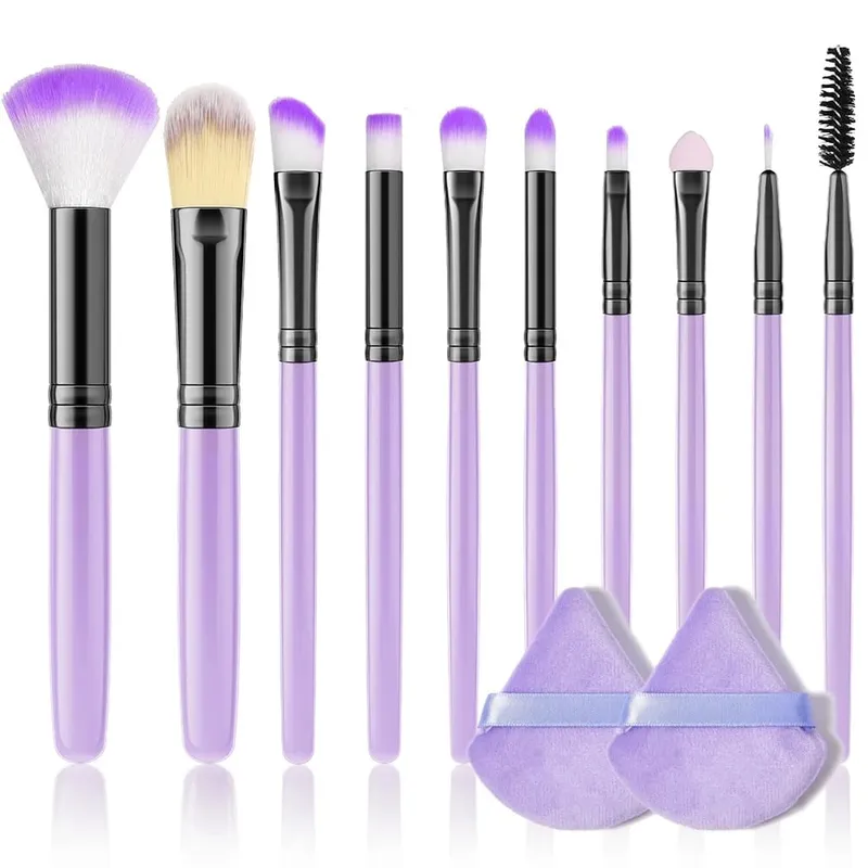 Conjunto de pincéis de maquiagem, 10/32 peças, pó macio, base, contorno, blush, corretivo, sombra, iluminador, ferramenta de beleza