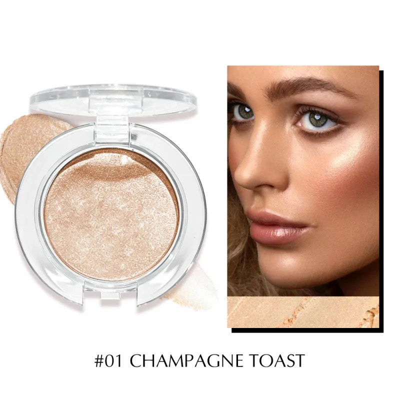 Waterproof Highlighter Powder Ultra Glow Radiance Buildable Shimmer for Face Body & Special Occasion Makeup