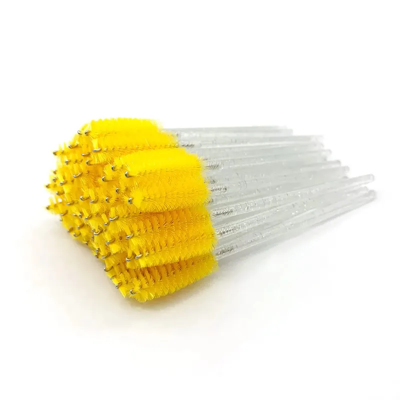 Escovas descartáveis para cílios, cabo de diamante de cristal, escova para cílios, varinhas para rímel, suprimentos para extensão de cílios, ferramentas de maquiagem — image 27