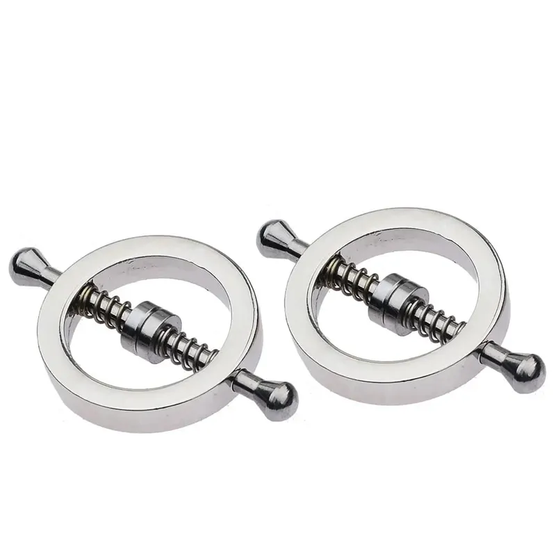 Stainless Steel Adjustable Nipple Clips Erotic Goods Nipple Stimulation Breast Bondage Restraint Bdsm Sex Toy for Woman