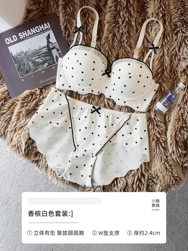 Mulheres rendas demi copo conjunto de sutiã push up pequeno busto suporte superior anti flacidez elegante volta 2 pçs lingerie íntima roupa interior diária — image 8